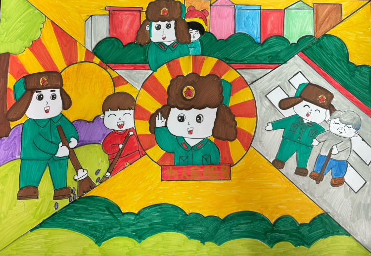 简篇-雷锋精神永相传  做新时代好少年——灞桥区官厅小学学雷锋活动纪实