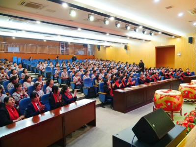 简篇-“燃青春 磨利剑 战百日 夺桂冠”——西安市育才中学举行初2024届中考百日誓师大会