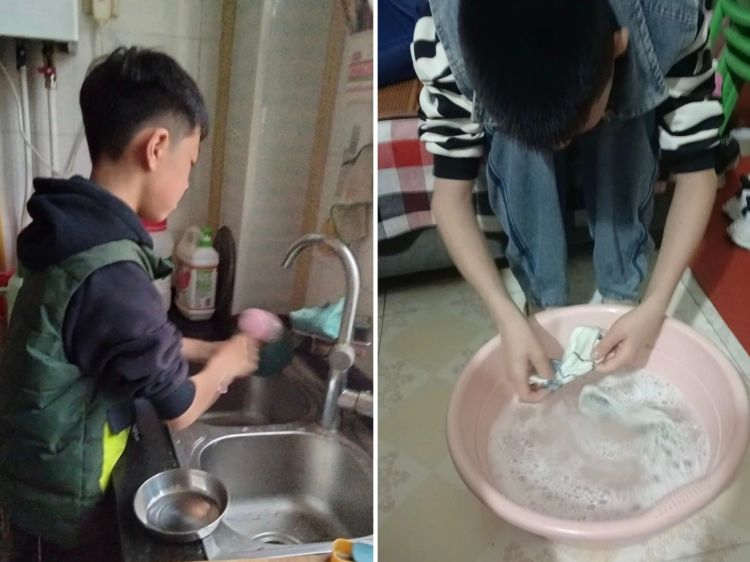 简篇-以“劳”树品德，以“动”促成长——记浐灞第三十三小学劳动节活动