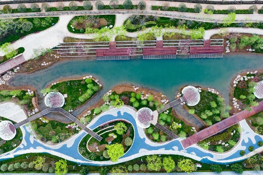 永安渠海绵城市生态公园开园
