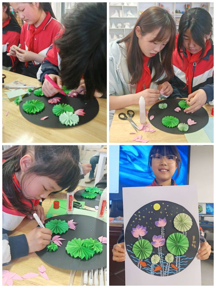 简篇-童心感知美，巧手绘新图        邵平店小学美术社团掠影