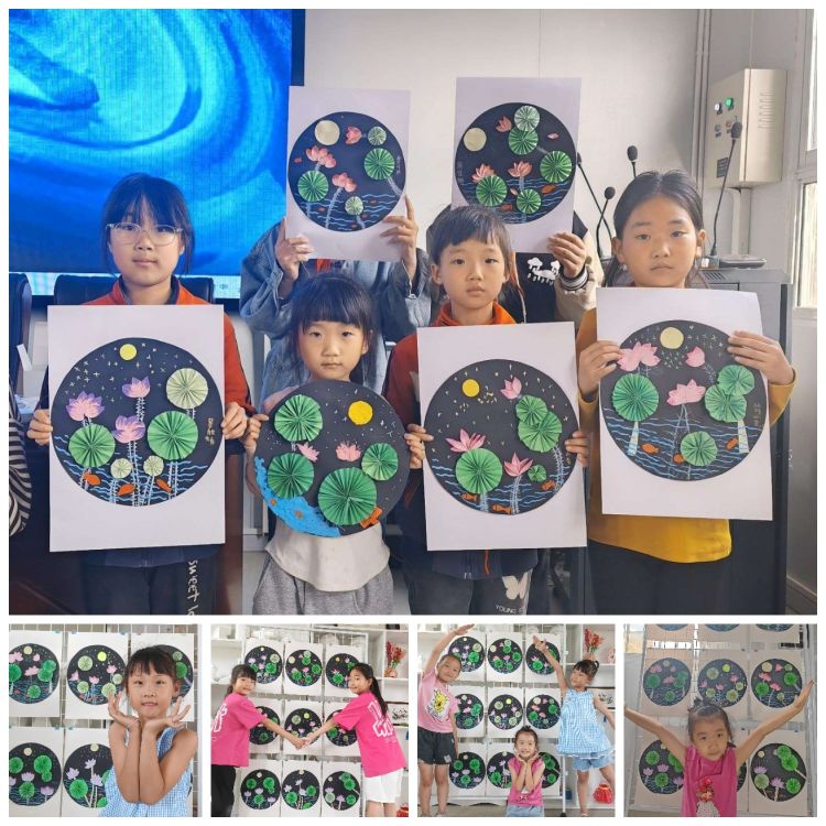 简篇-童心感知美，巧手绘新图        邵平店小学美术社团掠影