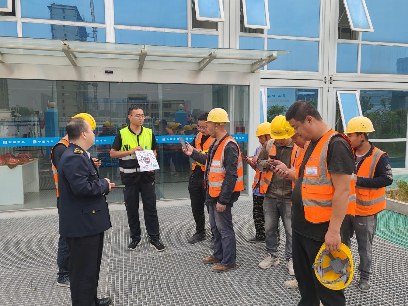 说明: 西安经开区全面开展工地巡查检查