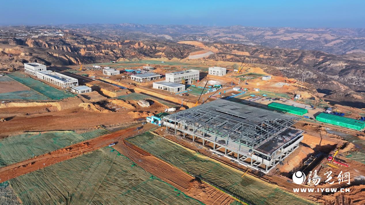 正在建设的府谷府州机场-朱鑫摄