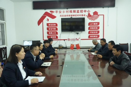 图2：与村支部座谈交流